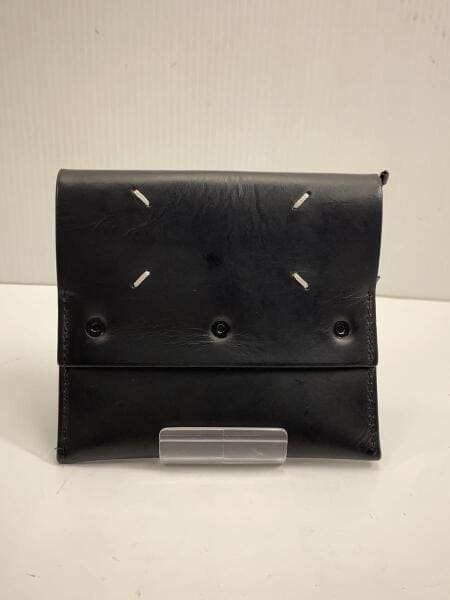 Maison Margiela / ケース/レザー/BLK/無地/メンズ/S35UI0509 PS935 Maison Margiela(メゾンマルジェラ) / コインケース/レザー/BLK/無地