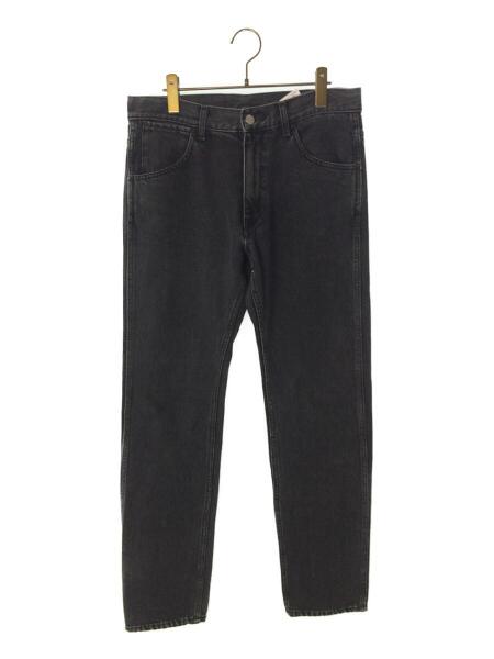 COMOLI◇ストレートパンツ/3/デニム/BLK/V01-03019//