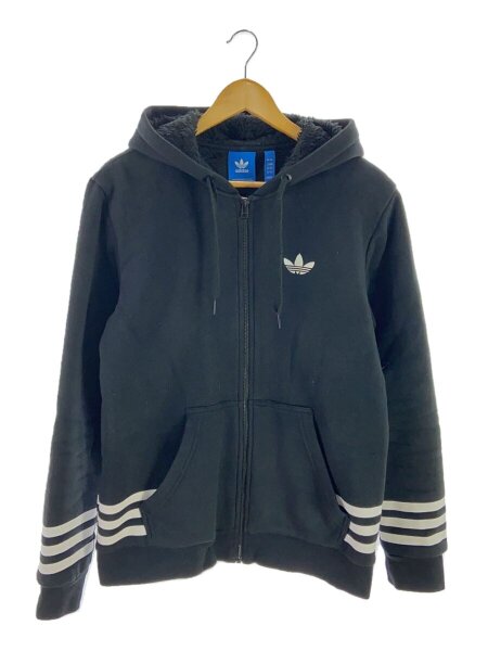 adidas(アディダス) / ワンポイントロゴ/刺繍/シェルパ/ジップパーカー 
