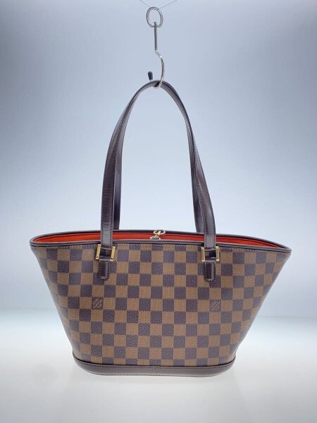 LOUIS VUITTON / マノスクPM_ダミエ・エベヌ/PVC/BRW// LOUIS VUITTON(ルイヴィトン) / マノスクPM_ダミエ・エベヌ/PVC/BRW
