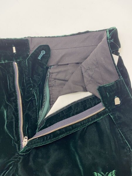 Needles × STUDIOUS / 21AW/STUDIOUS別注/ボトム/XS/レーヨン/GRN/JO355 Needles(ニードルズ) / 21AW/STUDIOUS別注/ボトム/XS/レーヨン/GRN