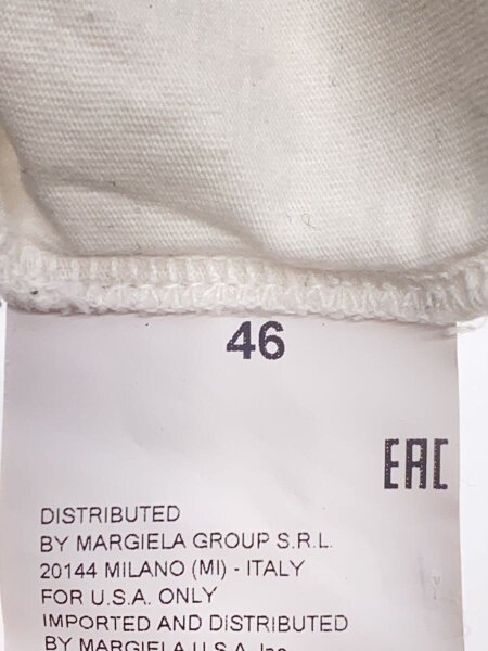 Maison Margiela(メゾンマルジェラ) / Tシャツ/46/コットン/WHT