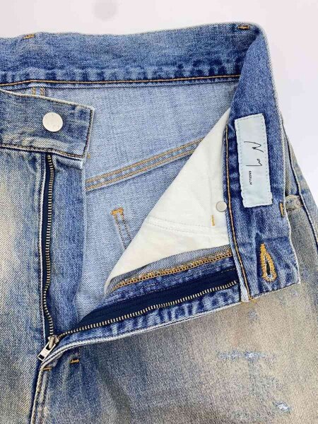 ANCELLM(アンセルム) / DAMAGE DENIM STRAIGHT 5P PANT/2/コットン/IDG 