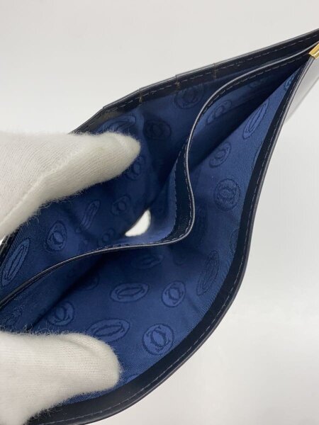 Cartier(カルティエ) / 2つ折り財布/レザー/NVY/メンズ// | 中古品の