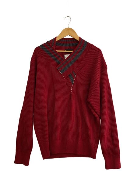 kolor(カラー) / 22AW/ファインウールニットプルオーバー/3/ウール/RED 