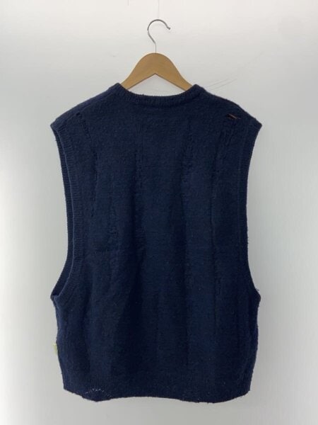 SSZ × BEAMS / BORO MOHAIR VEST/ニット・セーター(厚手)/S/モヘア/NVY/23f-sk0501 SSZ(エスエスズィー) / BORO MOHAIR VEST/ニット・セーター(厚手)/S