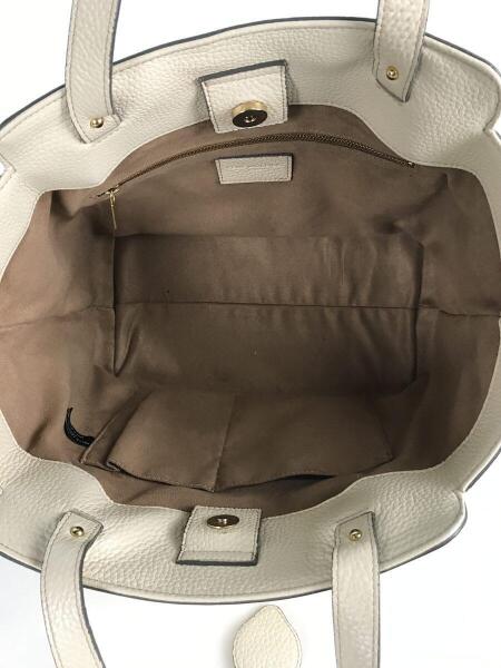 PELLE MORBIDA(ペッレモルビダ) / トートバッグ/レザー/IVO/無地/シボ