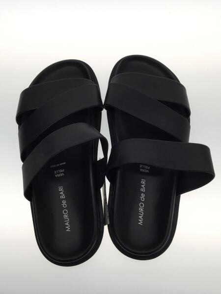 MAURO de BARIレザー サンダル 黒 40 MAURO de BARI【マウロ・デ