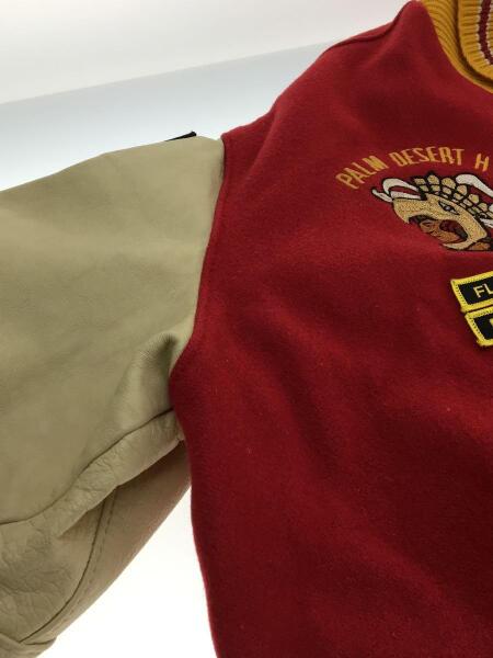 DeLONG(デロング) / スタジャン/XL/ウール/RED | 古着の販売・通販なら