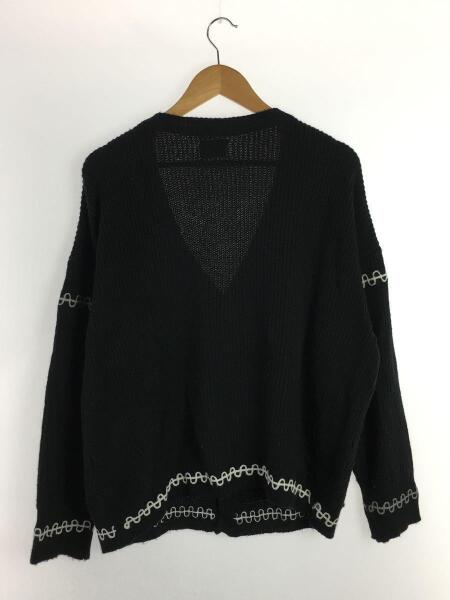 9090(ナインティナインティ) / カーディガン(厚手)/L/ナイロン/BLK 