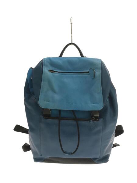 COACH リュック・バックパック　じしつ未使用品 COACH(コーチ) / リュック/レザー/BLU/無地 | 中古品の販売・通販なら