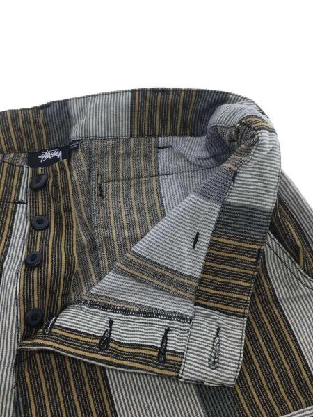 STUSSY / カーゴパンツ/32/コットン/マルチカラー/ストライプ/116453 STUSSY(ステューシー) / カーゴパンツ/32/コットン/マルチカラー