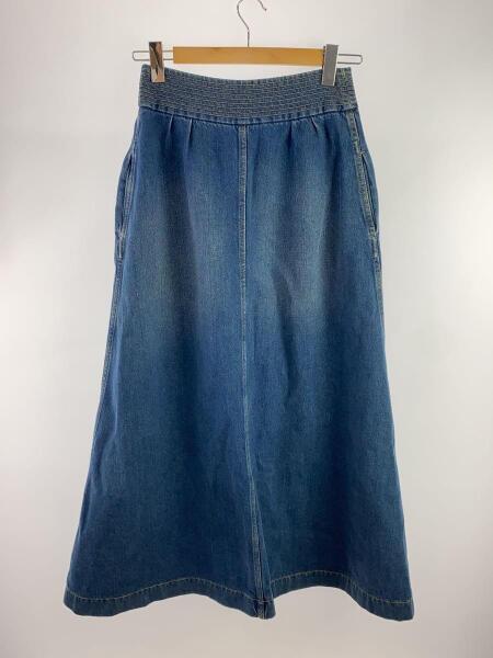 Chloe(クロエ) / ロングデニムスカート/36/コットン/BLU/無地/15EDJ60  
