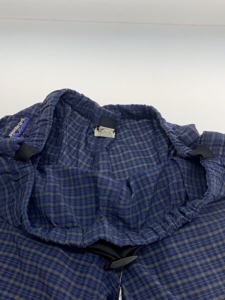 patagonia / ショートパンツ/L/ナイロン/NVY/チェック/techno GI shorts patagonia(パタゴニア) / ショートパンツ/L/ナイロン/NVY/チェック