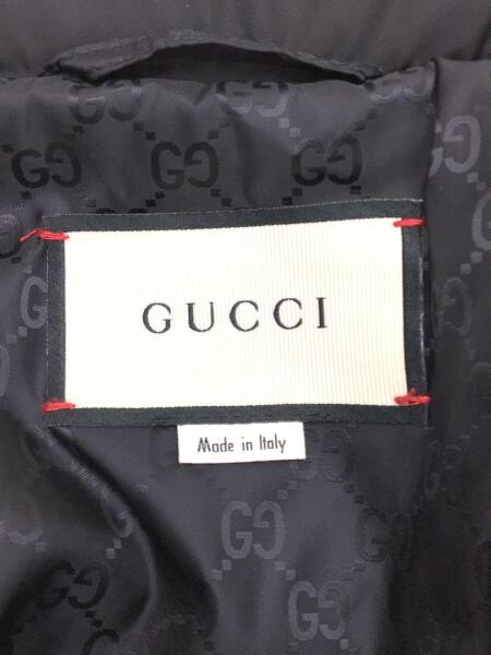 GUCCI / ジャケット/44/ナイロン/BLK/439366 Z735A GUCCI(グッチ) / ダウンジャケット/44/ナイロン/ブラック/黒/439366