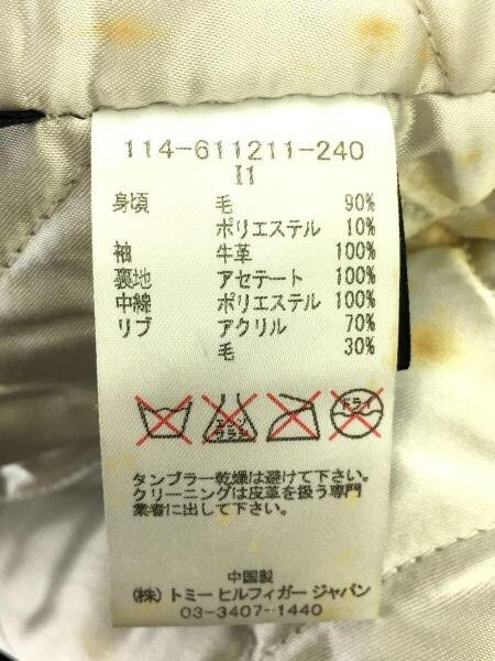 TOMMY HILFIGER(トミーヒルフィガー) / 袖切替/ワッペン/レザー 