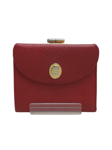 Christian Dior 三つ折り財布 赤 Christian Dior(クリスチャンディオール) / 3つ折り財布/--/RED
