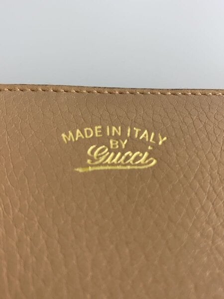 GUCCI(グッチ) / 長財布/レザー/BEG/無地/レディース// | 中古品の販売