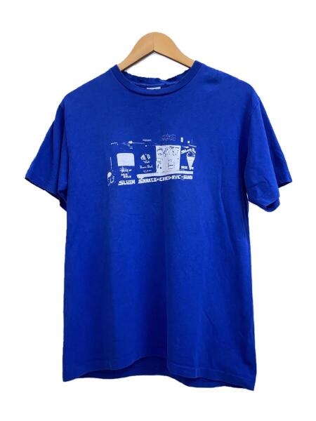 STUSSY(ステューシー) / 00s 銀タグ/Tシャツ/M/コットン/BLU | 古着の 