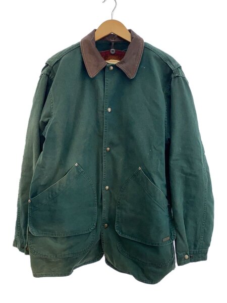 Woolrich(ウールリッチ) / 90s/ハンティングジャケット/襟レザー/USA製 