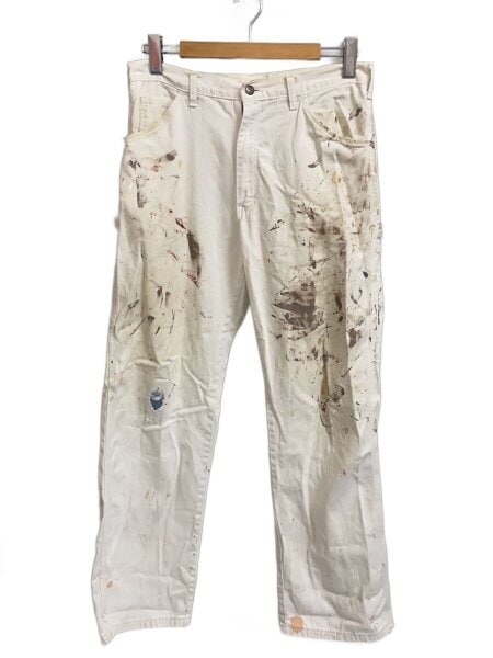 90s ディッキーズ 34 ホワイトペインター ヴィンテージ DICKIES(ディッキーズ) / ペインターパンツ/34/コットン/WHT | 古着の
