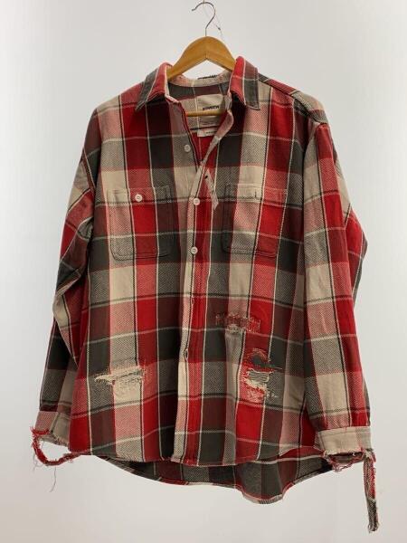 BOWWOW(バウワウ) / REPAIR AGEING FLANNEL SHIRTS/フランネルシャツ/L 