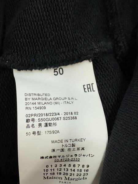 18AW新品52 メゾンマルジェラ クリア エルボーパッチ スウェット 今期 size 52 黒 XL Maison Margiela 14 マルタン メンズ ブラック Maison Margiela(メゾンマルジェラ) &frasl; 18AW&frasl;エルボーレザーパッチ
