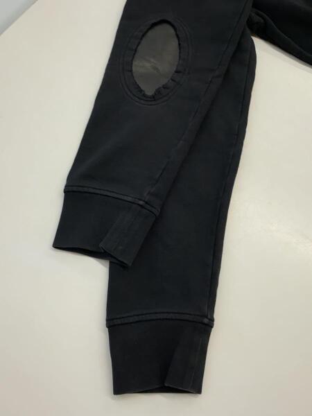 18AW新品52 メゾンマルジェラ クリア エルボーパッチ スウェット 今期 size 52 黒 XL Maison Margiela 14 マルタン メンズ ブラック Maison Margiela(メゾンマルジェラ) &frasl; 18AW&frasl;エルボーレザーパッチ
