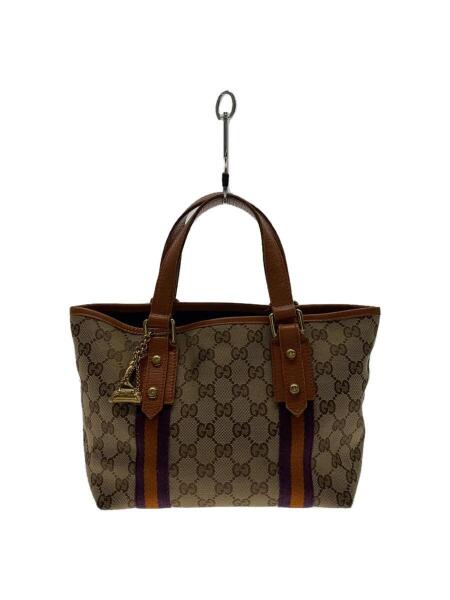 GUCCI(グッチ) / ハンドバッグ/キャンバス/ベージュ/モノグラム/13926 