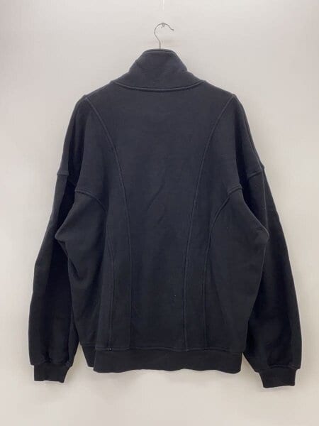 SAINT LAURENT / ハーフジップスウェット/スウェット/L/コットン/BLK/無地/YP53 2023 00488 SAINT LAURENT(サンローラン) / ハーフジップスウェット/スウェット/L