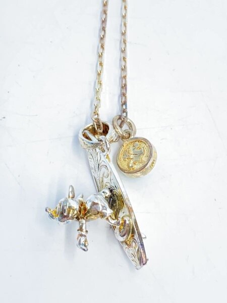 LONO(ロノ) / ネックレス/SV925/GLD/トップ有/ミッキーマウス 