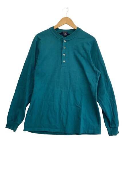 LANDS END(ランズエンド) / 90s/USA製/ヘンリーネックカットソー/長袖T 