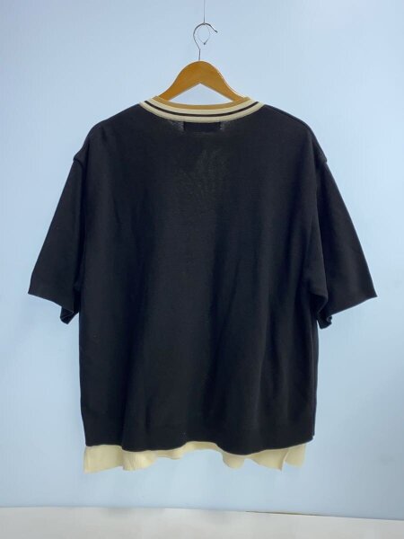 CULLNI クルニ 25SS ニットレイヤードシャツ ボウタイ 2 ブルー CULLNI