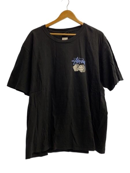 STUSSY(ステューシー) / ダイス/Tシャツ/XL/コットン/ブラック/両面 