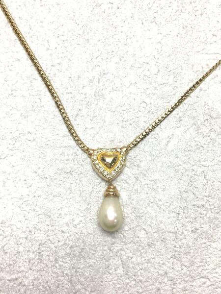 Christian Dior(クリスチャンディオール) / ネックレス/--/パール/GLD 