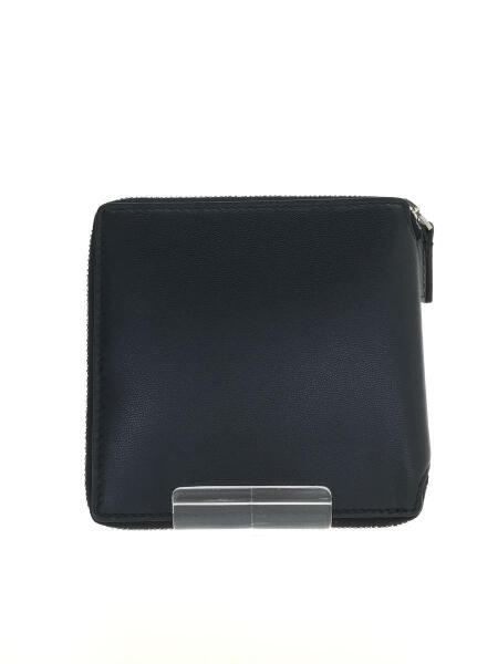 極美品 バレンシアガ　ラウンドファスナー　2つ折り財布 ブラック ロゴ 極美品 バレンシアガ ラウンドファスナー 2つ折り財布 ブラック ロゴ