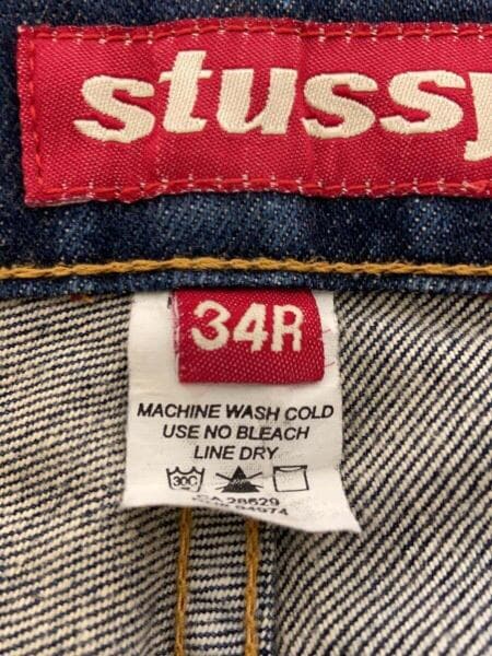 STUSSY(ステューシー) / 90s～/USA製/デニムパンツ/ボトム/34/コットン 