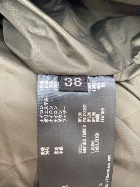 THE RERACS(ザリラクス) / ダウンジャケット/38/ナイロン/KHK/無地