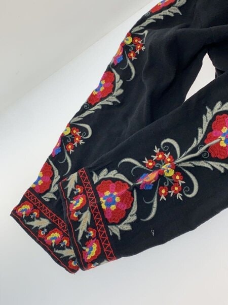 Freada(フリーダ) / インド刺繍花柄ガウン/FREE/コットン/BLK/231-3503