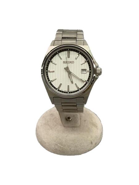 SEIKO(セイコー) / クォーツ腕時計/アナログ/ステンレス/WHT/SLV/SS 