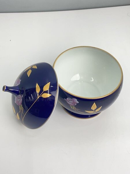 香蘭社(コウランシャ) / 薔薇/キャンディーポット//NVY/有田焼/R325