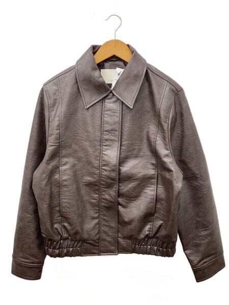 OHOTORO(オオトロ) / Dusk Leather Jacket/フェイクレザー/BRW | 古着