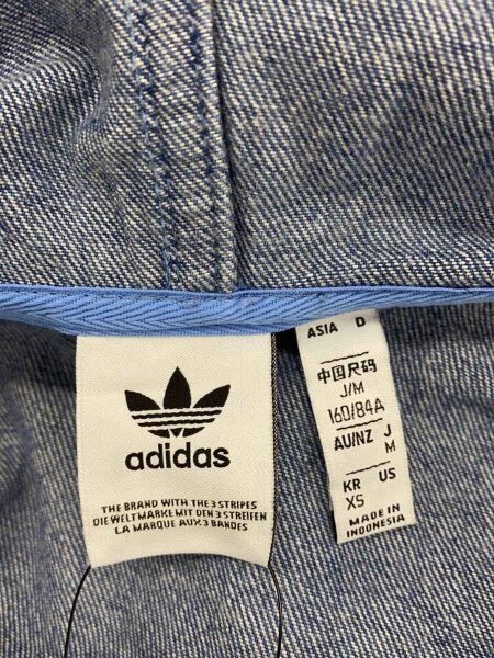 adidas(アディダス) / DENIM HOODIE/パーカー/M/コットン/IDG/GM5387