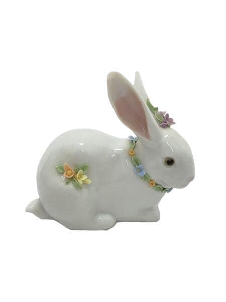 Fine　LLADRO　リヤドロ【花飾りの白ウサギ】　リアドロ　　Ｌ451 リヤドロ＞花飾りの白うさぎ② – KAWANO ONLINE SHOP