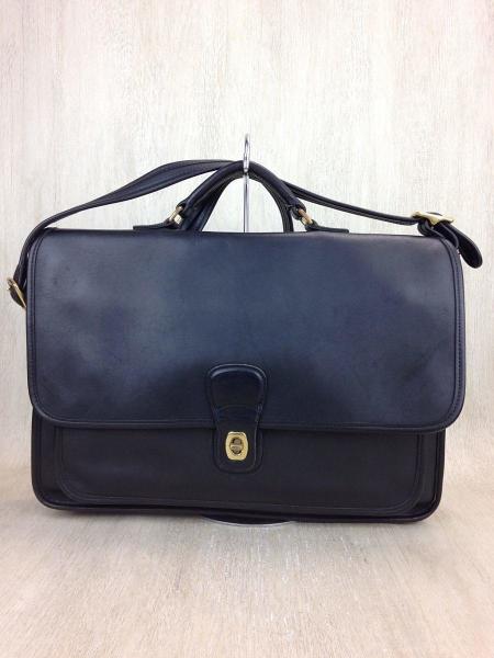 COACH(コーチ) / 5180/ブリーフケース/レザー/BLK/無地/OLD/ブラック 