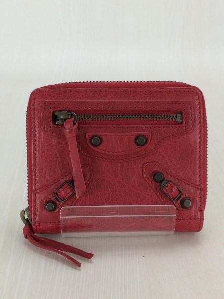 BALENCIAGA 黒 レザー コインケース