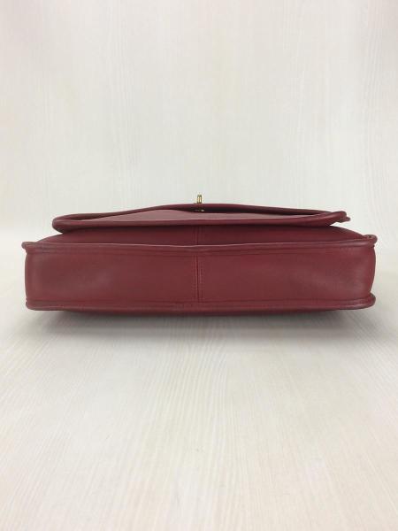 COACH(コーチ) / ショルダーバッグ/レザー/RED/無地/オールドコーチ