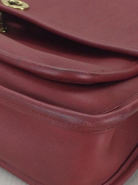 COACH(コーチ) / ショルダーバッグ/レザー/RED/無地/オールドコーチ