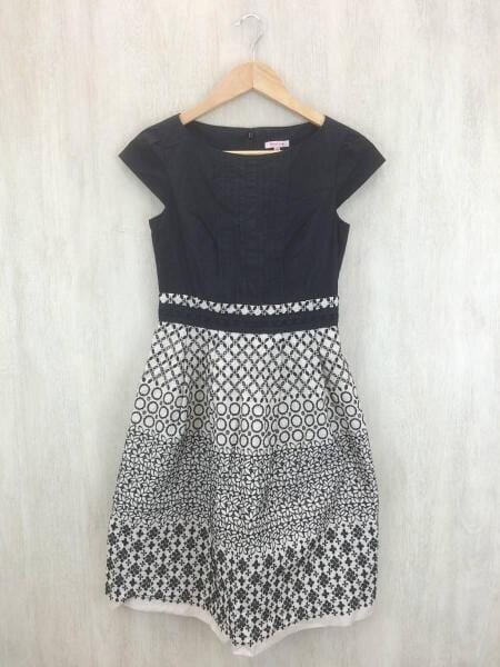 TOCCA(トッカ) / ノースリーブワンピース/00/コットン/ブラック/切替