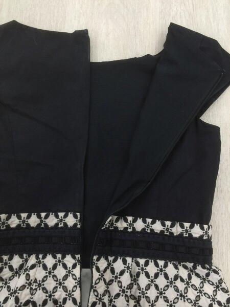 TOCCA(トッカ) / ノースリーブワンピース/00/コットン/ブラック/切替